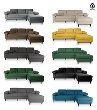 Divano angolare 3 posti con