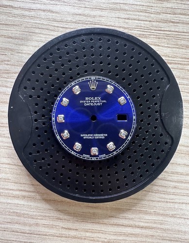 Dial quadrante blu - dial, zirconi