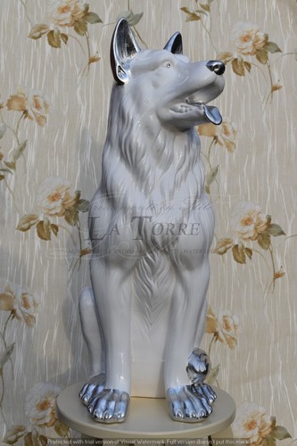 Statua ceramica scultura - , cane