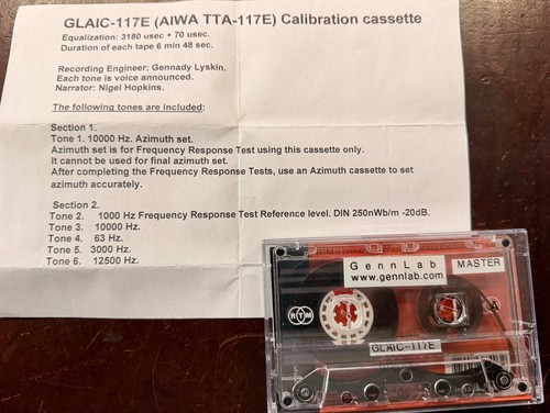 New aiwa cassette test - cassette,