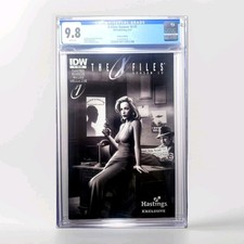X-Files Stagione 10 #1 CGC 9.8 Rivenditori RE Hastings GGA Scully Variant IDW Fumetto