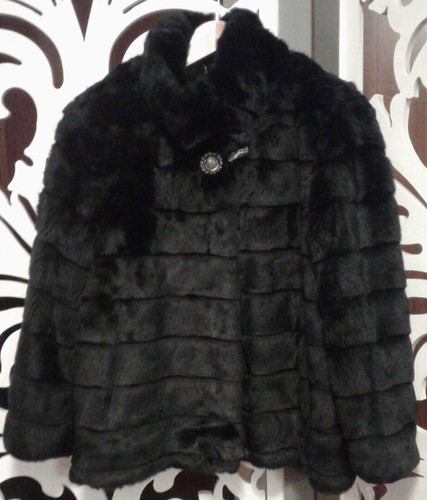Pelliccia ecologica donna nero - ecologica,