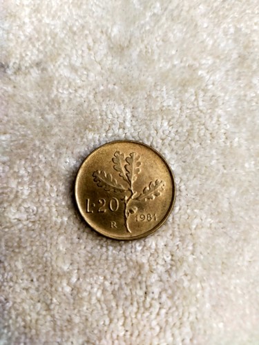 Rara moneta lire 1981 - 20,