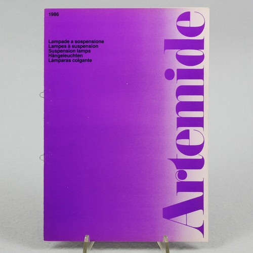 Rare artemide catalogo 1986 - rare,