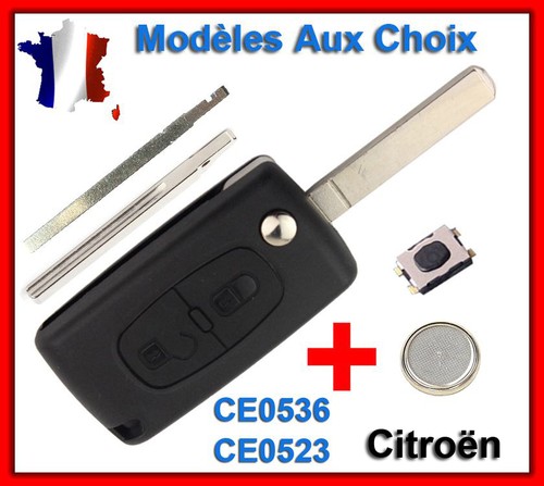 Coque plip clé pour - coque, citroen