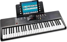 Rockjam RJ361 Keyboard Compact 61 tasti con supporto per spartiti pianoforte merce di seconda scelta restituzione