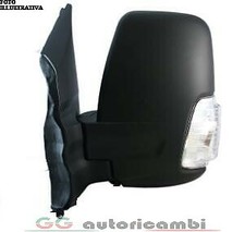 SPECCHIO PER FORD TRANSIT 14> MANUALE BRACCIO CORTO FRECCIA BIANCA SINISTRO