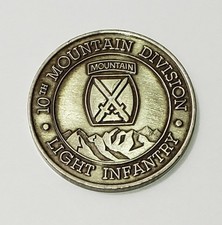 Moneta sfida 10° divisione montagna fanteria leggera 2° battaglione 22° fanteria