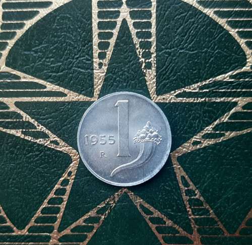 1 lira 1955 - 1,