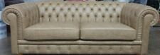 -DIVANO CHESTER  IN VERA  PELLE  PREGIATA