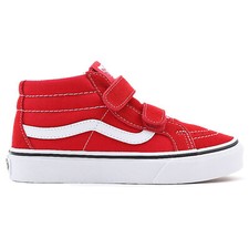 Vans Kids Sk8 Mid Reissue Kinder-Sneaker Klettverschluss-Schuhe Rot