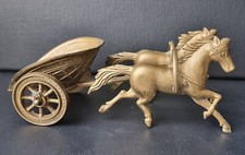 Statuetta Carro Romano Bronzo,Chariot Bronze Statuette-soprammobili,interior cas