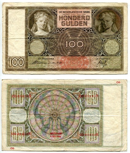 100 fiorini olanda - olanda, /