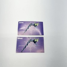 Fortnite Minty Pickaxe Card X2