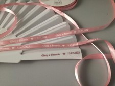 Ebay 100 Ventaglio matrimonio segnaposto personalizzato bomboniera wedding