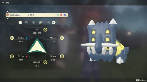 Bastiodon alfa shiny - bastiodon, fully