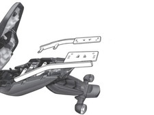 SHAD Top Box Portapacchi Posteriore per Yamaha Diversion XJ6 ABS (09-16)