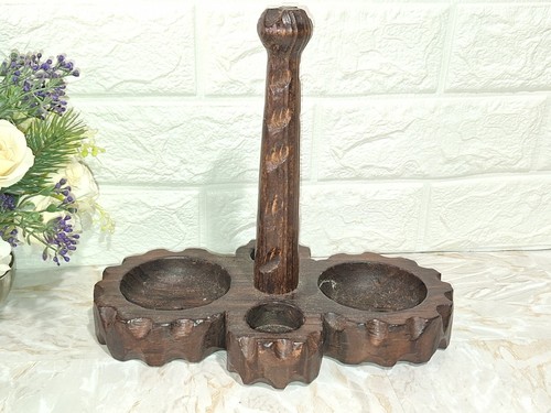 Set olio aceto - olio, legno