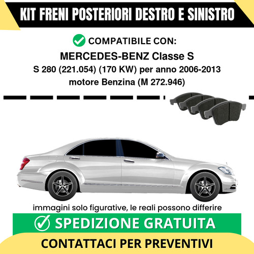 Pastiglie freno posteriori - pastiglie,