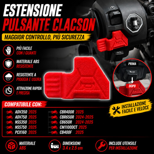 Estensione pulsante clacson - pulsante,