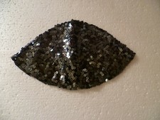 PAPALINA X BIMBA VINTAGE 1960 PAILETTES TULLE GRIGIO CIRCONFERENZA 50 CM H 12 CM