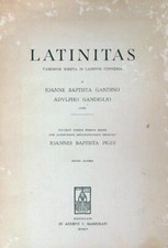 LATINITAS. VARIORUM SCRIPTA IN LATINUM CONVERSA