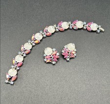 Set orecchini bracciale strass