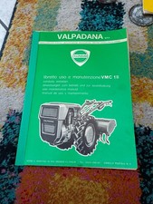 LIBRETTO USO E MANUTENZIONE VALPADANA VMC 18 MOTOCOLTIVATORE