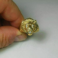 Anello uomo placcato oro