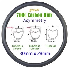 Cerchio carbonio 700C ghiaia