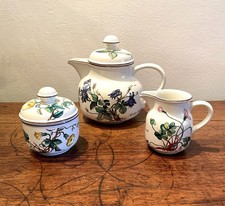 Teiera, Lattiera Zuccheriera In Porcellana VILLEROY & BOCH Botanica