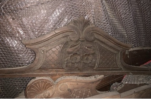 Antiche testate letto - testate, legno