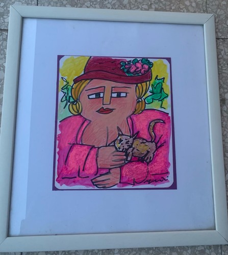 Acrilico cartoncino 27x24 - acrilico,
