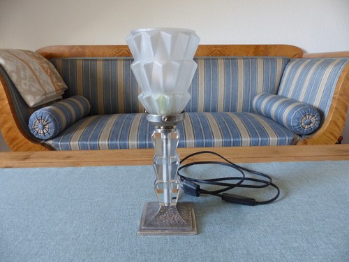 Art deco tischlampe - art,