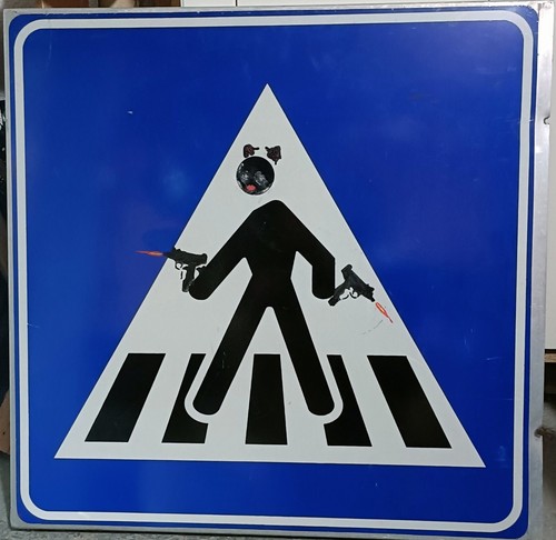 Cartello stradale street art - street,