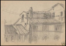 DISEGNO ORIGINALE MATITA 1900