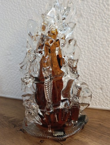 Scultura vetro murano - in, h