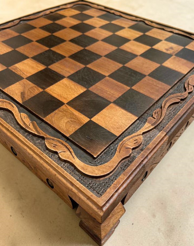 Scacchiera vintage 100 legno - scacchiera, 100%