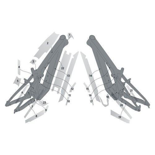 Kit protezione telaio syncros - kit,