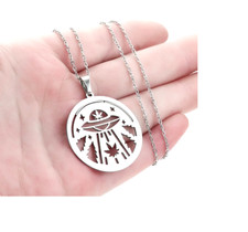 Raro ciondolo UFO ALIENO