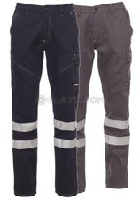 PANTALONI INVERNALI LAVORO UNISEX BANDE RIFLETTENTI PAYPER WORKER WINTER REFLEX