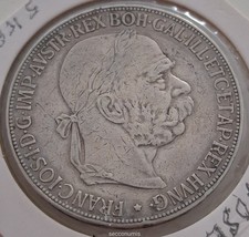 AUSTRIA  . 5 Kronen  1907