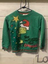 NWT Grinch Kid Holiday Themed