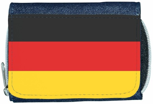 Portafoglio denim bandiera
