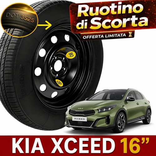 Ruotino scorta per kia - ruotino,
