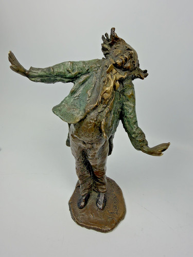 Bronzo dipinto freddo yvette - a,