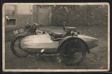 Cartolina fotografica moto