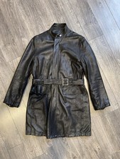 MATRIX LEATHER TRENCH COAT