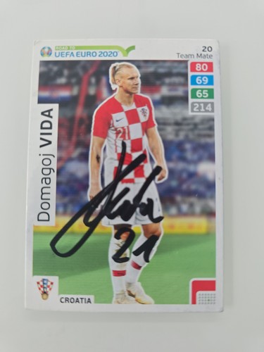 Domagoj vida panini autogramm - domagoj,