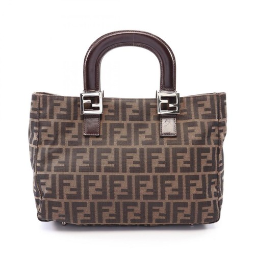 Fendi bag zucca tote brown - fendi, bag: